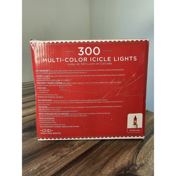Holiday Time Christmas Lights Multi-Colored Mini Lights - 300ct - Picture 6 of 8
